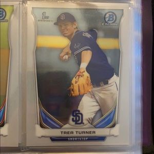 2014 bowman chrome Trea Turner